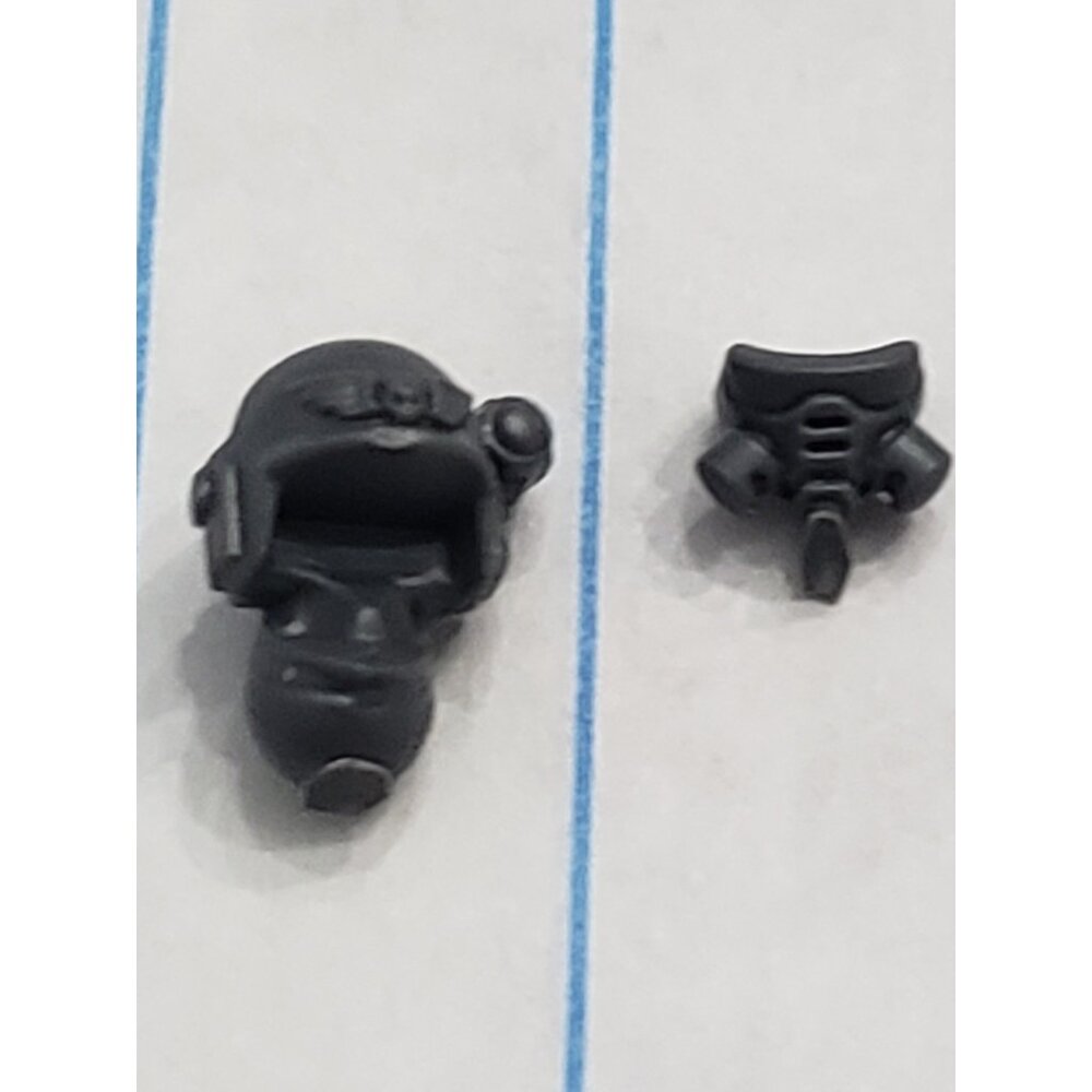 Warhammer 40k Astra Militarum Bits Cadian Kasrkin Trooper Head w Gasmask #22 x5 - Picture 7 of 10